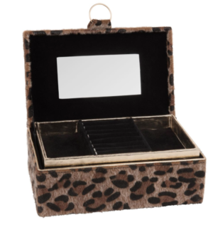 Boîte à bijoux imprimé léopard maisons du monde
