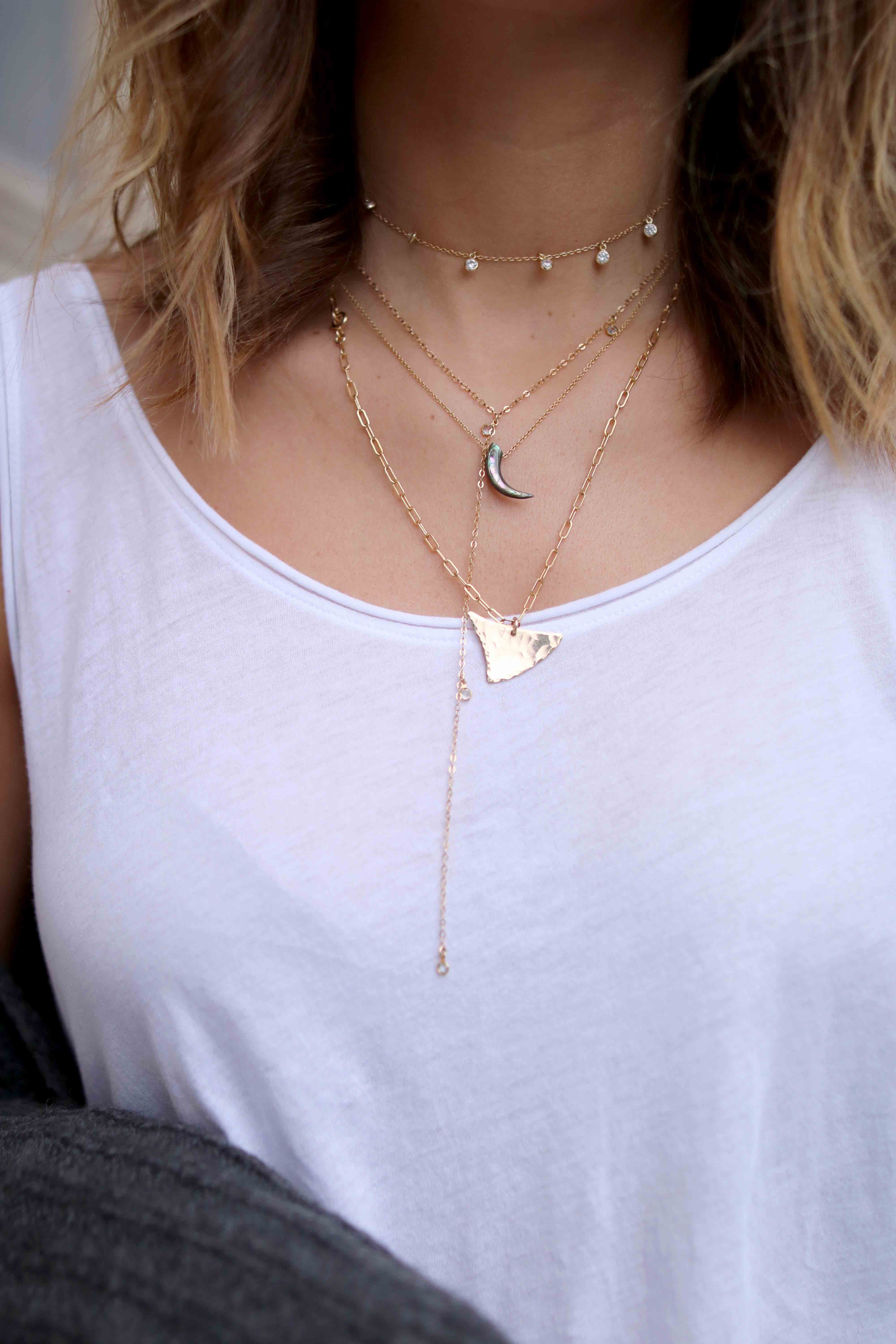 necklaces layering
