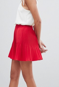 ASOS DESIGN – MINI-JUPE PLISSÉE
