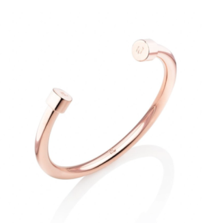 Circle Ends Cuff Bangle Rose Abbott Lyon