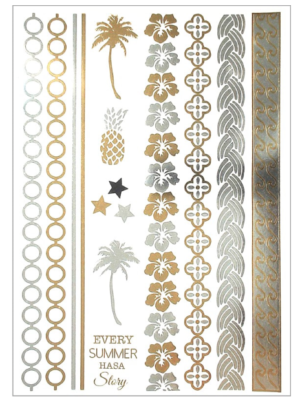TEMPORARY BODY TATTOO « PALMTREE » sunsandsalt