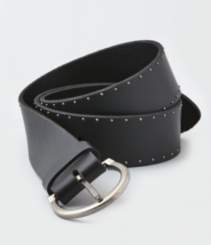 AEO MICRO STUD HIP BELT, BLACK american eagle