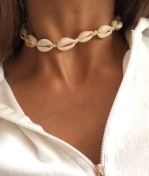 COWRY SHELL CHOKER NECKLACE