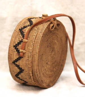 STRAW BAG – CIRCLE MOTIV pepyth