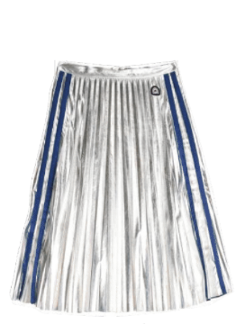 Jupe argentée plissée soleil CAMPS UNITED