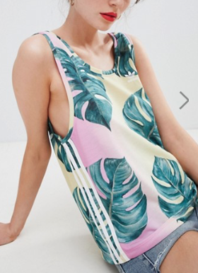 ADIDAS ORIGINALS X FARM – DÉBARDEUR À IMPRIMÉ MULTICOLORE