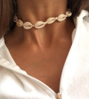 COWRY SHELL CHOKER NECKLACE