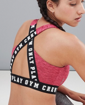 ONLY PLAY – SOUTIEN-GORGE DE SPORT STYLE UNIVERSITAIRE À SÉCHAGE RAPIDE