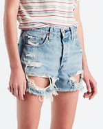 501 HIGH RISE SHORT – MEDIUM INDIGO | LEVI’S® FR