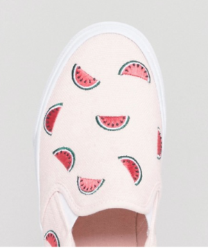 ASOS DESIGN – VIOLA – TENNIS BRODÉES POINTURE LARGE