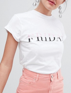 ASOS DESIGN – FRIDAY – T-SHIRT À IMPRIMÉ