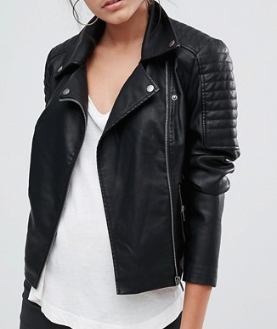 NOISY MAY – VESTE EN SIMILICUIR