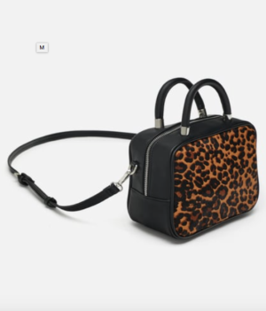 SAC BANDOULIÈRE À IMPRIMÉ ANIMAL leopard zara