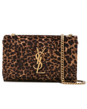 SAINT LAURENT MONOGRAM SHOULDER BAG – BROWN