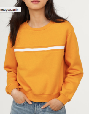 SWEAT COURT jaune hm