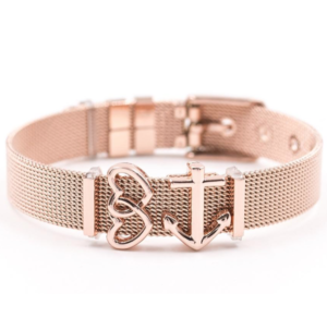 BRACELET OR ROSE CHARMS PURELEI