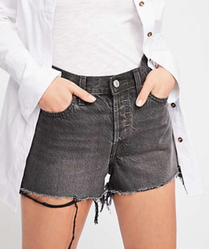 LEVI’S HIGH-RISE WEDGIE CUTOFF SHORTS