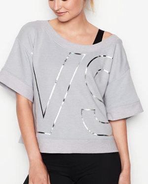 VICTORIA SPORT HAUT COURT DROIT À LOGO