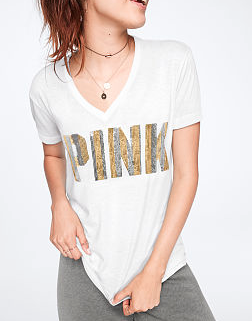 NOUVEAUTÉ ! T-SHIRT PERFECT BLING À COL EN V