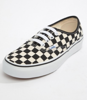 VANS AUTHENTIC – BASKETS MOTIF DAMIER – NOIR ET BLANC