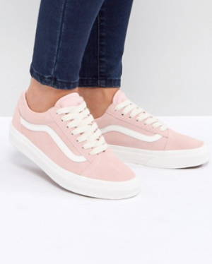 VANS – OLD SKOOL – BASKETS UNISEXE EN DAIM ROSE