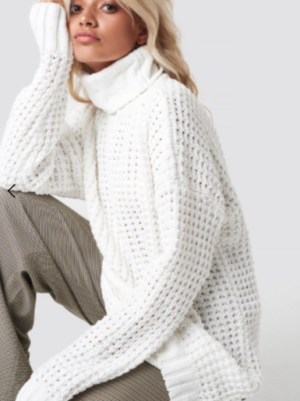 Chunky Oversized Knitted Sweater na-kd