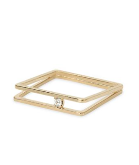 BAGUE CARRÉE JOSÉPHINE bdm bijoux