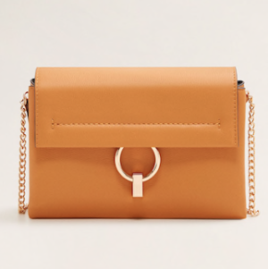 Sac à chaîne effet grainé mango