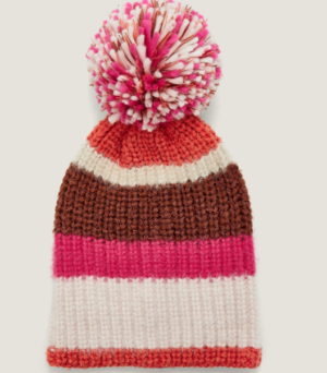 Bonnet pompon multicolore stradivarius