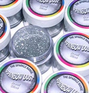 Rainbow Dust Colorant Alimentaire Briller Scintiller Glitter Pour Décoration de Gâteau – JEWEL ARGENT