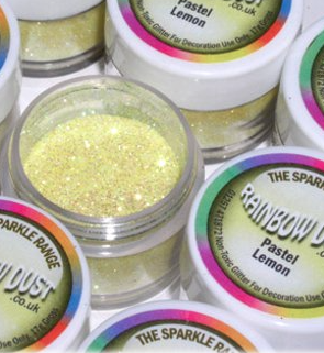 Rainbow Dust – Poudre Colorant Alimentaire – Décoration Comestible pour Gâteau – LEMON TART