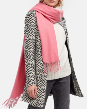 Écharpe douce rose stradivarius