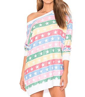 Stellar Stripe Roadtrip Sweater Wildfox Couture