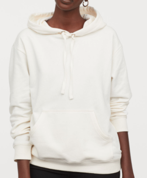 Sweat à capuche banc H&M Hoodie
