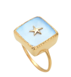 Paloma Stella Bague STELLA étoile amazonite