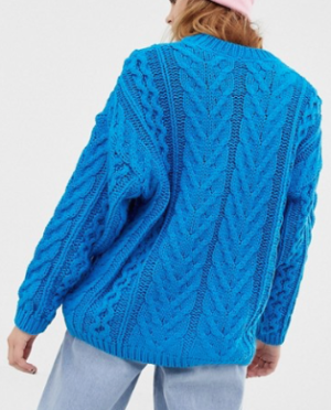 COLLUSION – Pull en maille torsadée