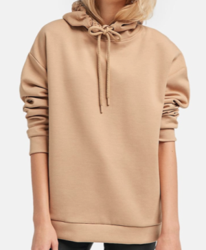 Sweat à capuche BEIGE STRADIVARIUS