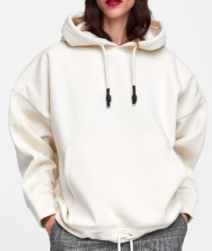 SWEAT KANGOUROU beige zara