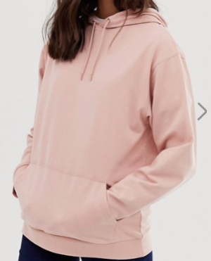 ASOS DESIGN – Ultimate – Hoodie – Rose