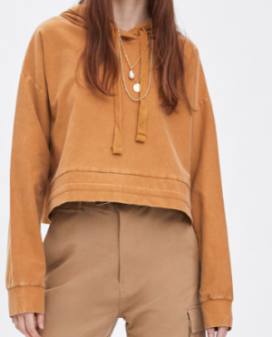 SWEAT EFFET DÉLAVÉ zara