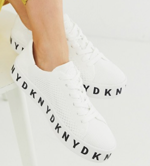DKNY – Baskets en maille à plateforme