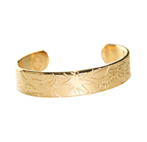 gold cuff cara sara lashay, 101 BIJOUX