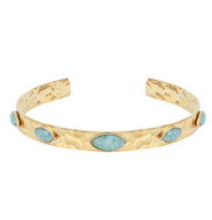 NEW JONC MARTELÉ HOLY AMAZONITE LES FOLIES D’AGNES