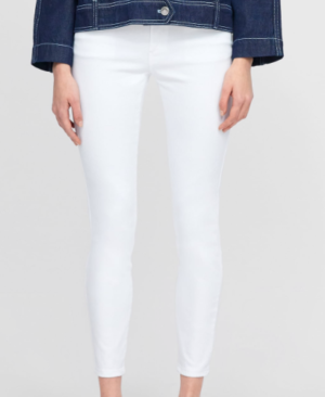 PANTALON CIGARETTE blanc zara