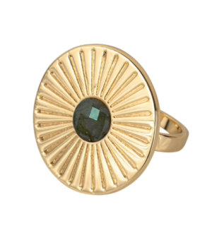 Radiant Cocktail Ring – Labradorite elizabeth stone jewelry