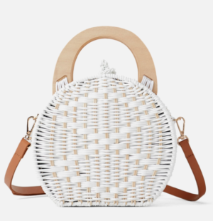 SAC À MAIN EN MATIÈRES NATURELLES ZARA