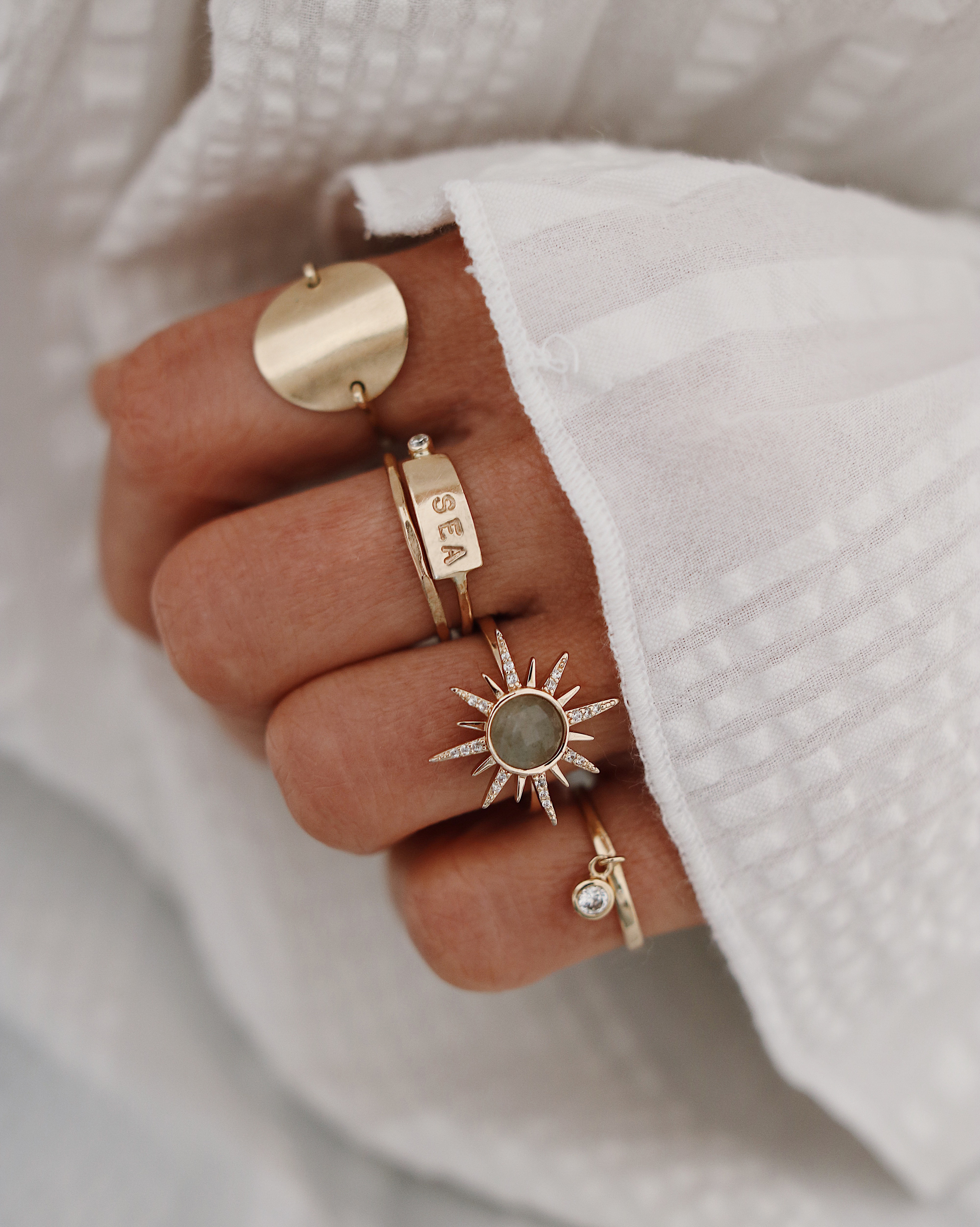 Chon & CHON - WWW.CHONANDCHON.COM RINGS SET, gold rings, jewelry addict, rings layering, accumulation bagues or, bijoux lover, bijoux addict
