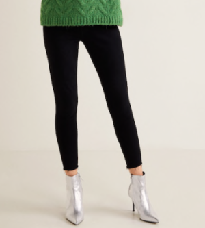 Jean skinny crop Isa noir mango