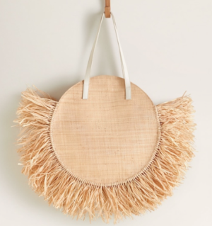 Sac rond en rafia mango