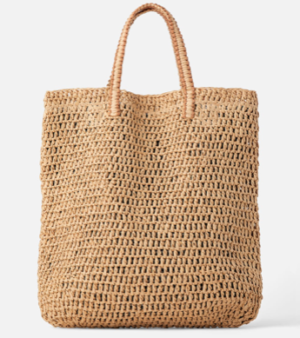 SAC SHOPPER EN PAPIER TRESSÉ zara